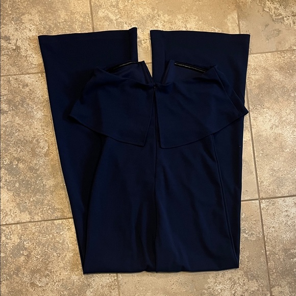 Lulu's Midnight Blue Strapless Jumpsuit - Picture 3 of 5